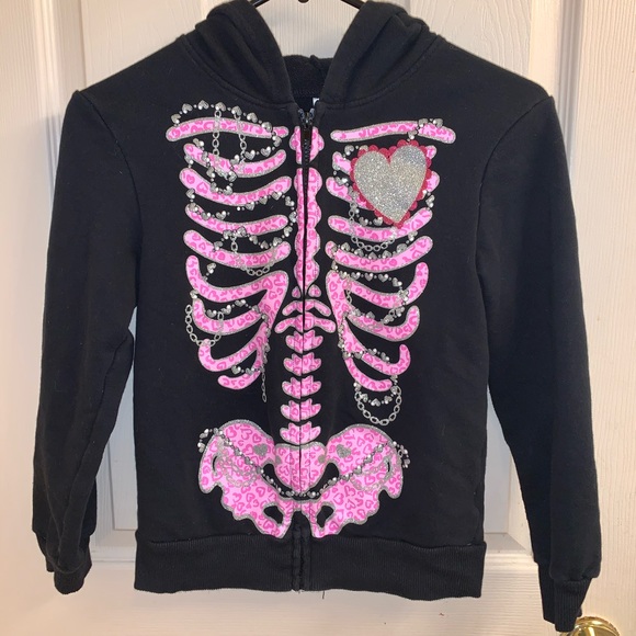 sparkly skeleton jacket